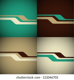 Vector Retro Abstract Background