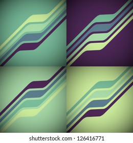 Vector Retro Abstract Background