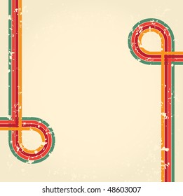 fondo abstracto vectorial retro