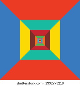 Vector retro abstract baclground. Background made of square.