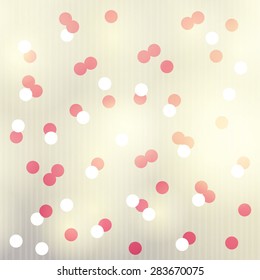 Vector retro abstract pattern background with bubbles