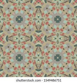 Vector retro  abstract seamless pattern. Ideal for printing on fabric or paper