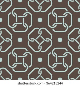 Vector retro abstract vintage seamless pattern