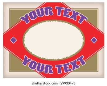 vector retro advertising