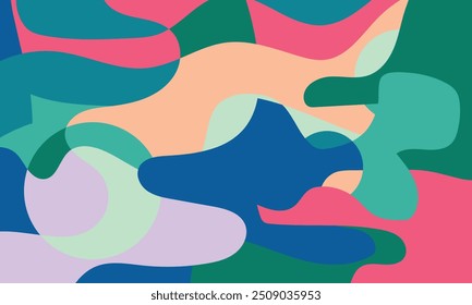 Vector retro background with images that have a classic aesthetic and vintage style