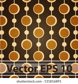 Vector retro background. Vintage seamless pattern