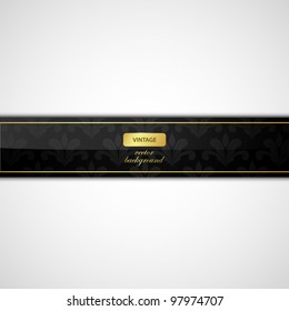 vector retro banner