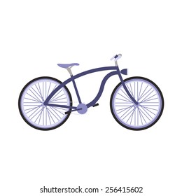 Vector Retro Bicycle Illustration