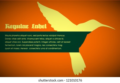  Vector Retro Bird Silhouette