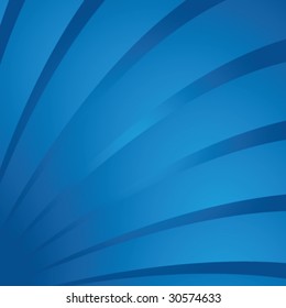 Vector retro blue sunburst