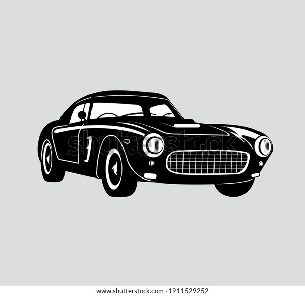 Vector\
Retro Car, Illustration Classic Car, Vintage\
Style