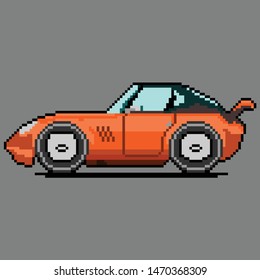 Vector Retro Car Pixel Art Stock Vector (Royalty Free) 1470368309 ...