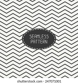 Vector retro chevron zigzag stripes geometric seamless pattern. Vintage hipster striped. For wallpaper, web page background, blog. Stylish graphic texture for your design.