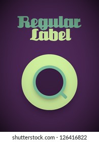 Vector Retro Cup of Coffee Design