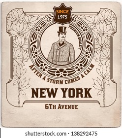Vector. Retro design