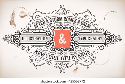 Vector. Retro design