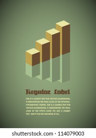 Vector Retro Diagram Design