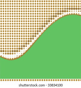Vector Retro Dots Wave