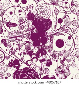 Vector Retro Floral