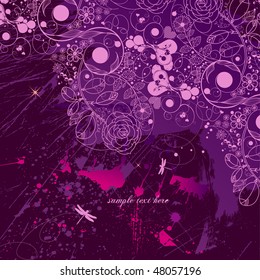 Vector Retro Floral