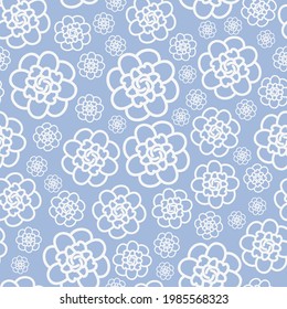 Vector Retro Flower Bloom Pattern 01 Seamless Pattern Background. Perfect for beautiful gift wrap, scrapbooking, packaging, fabric, apparel, stationery projects