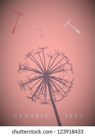 Vector Retro Flower Design