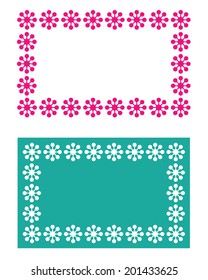 Vector Retro Frame and Border Set 