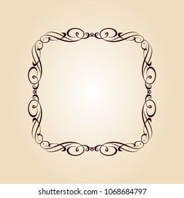  Vector retro frames .Vector illustration.