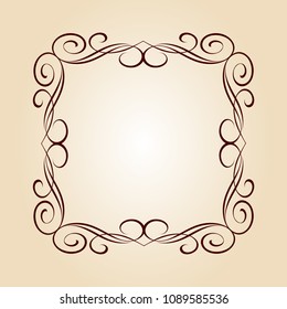  Vector retro frames .Vector illustration.