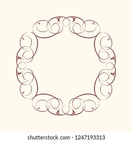 Vector retro frames .Vector illustration.