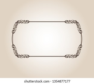 Vector retro frames .Vector illustration.