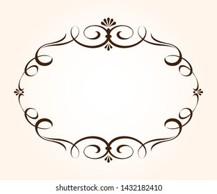 Vector retro frames space for text.Vector illustration.