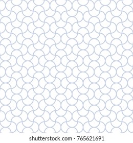 Vector retro geometric seamless pattern. Vintage elegant background.