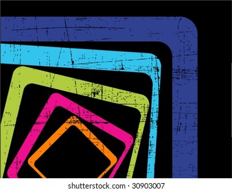the vector retro grunge background