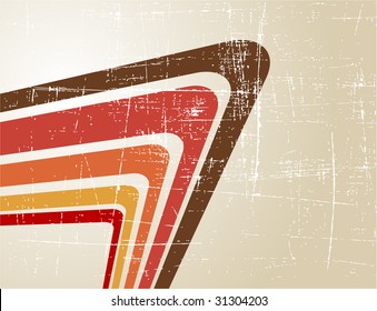 the vector retro grunge background