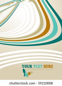 the vector retro grunge background