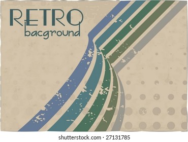the vector retro grunge background eps 8