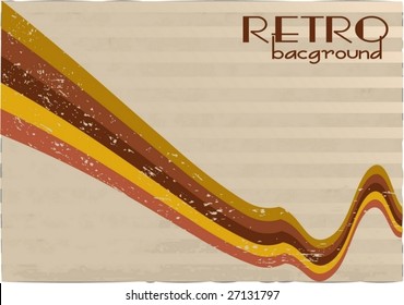the vector retro grunge background eps 8