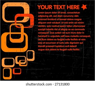 the vector retro grunge background eps 8