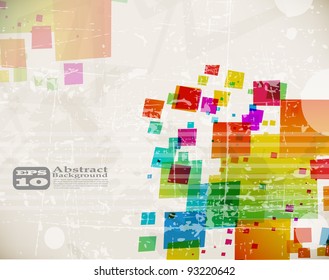 the vector retro grunge background eps10