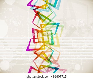 the vector retro grunge background eps10