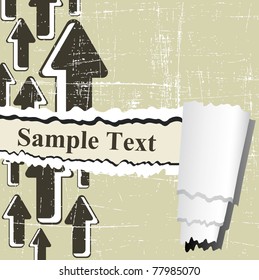 the vector retro grunge background - vector illustration