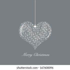 vector retro grunge hearts on halftone background