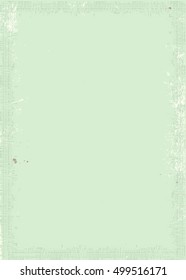Vector retro grunge paper texture of green color