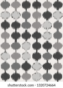 vector retro  ikat seamless pattern design 