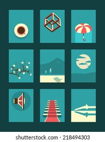 Vector Retro Illustrations Collection