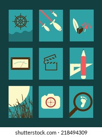 Vector Retro Illustrations Collection