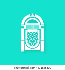 Vector Retro Jukebox Icon