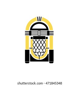 Vector Retro Jukebox Icon