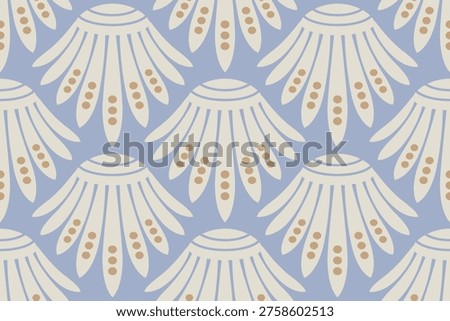 Vector retro luxury geometric seamless pattern in retro Art deco style. Vintage abstract geometric pattern in Art deco style.